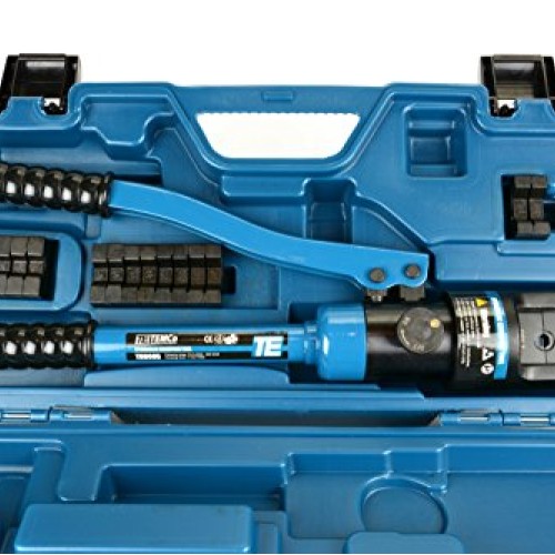 TEMCo Industrial Hydraulic Cable Lug Crimper TH0005-11 US TON 6 AW...