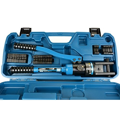 TEMCo Industrial Hydraulic Cable Lug Crimper TH0005-11 US TON 6 AW...