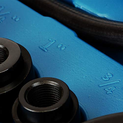 TEMCo TH0037 4 HYDRAULIC KNOCKOUT PUNCH Electrical Conduit Hole C...