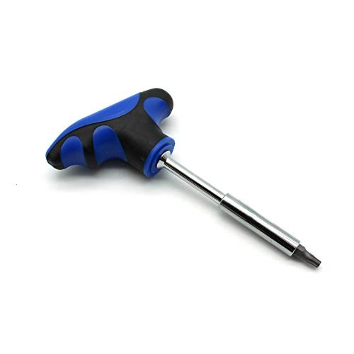 TEMO 1/4 Inch T-Handle Hex Bit Holder Screwdriver, 5 Inch Long