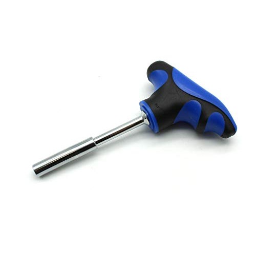 TEMO 1/4 Inch T-Handle Hex Bit Holder Screwdriver, 5 Inch Long