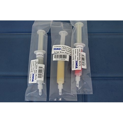 TEMO 3 pc 5 Gram Diamond Polishing Lapping Paste Compound Finishin...