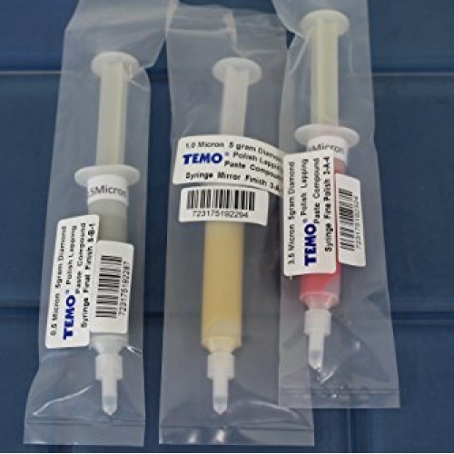 TEMO 3 pc 5 Gram Diamond Polishing Lapping Paste Compound Finishin...