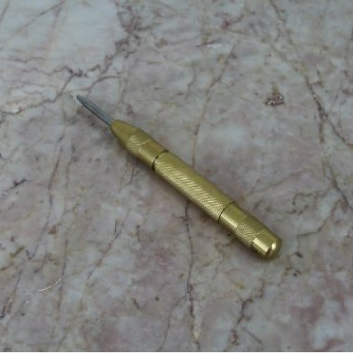 TEMO Spring Loaded Automatic Center Hole Punch One Piece