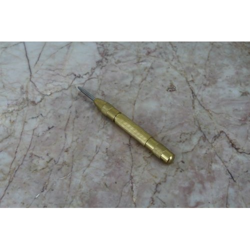 TEMO Spring Loaded Automatic Center Hole Punch One Piece