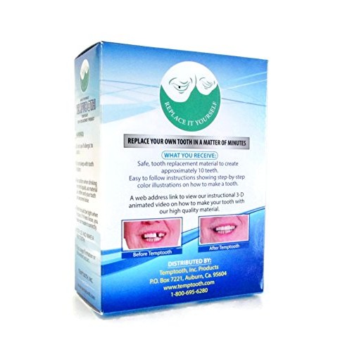 Temptooth #1 Seller Trusted Patented Temporary Tooth Replacement P...