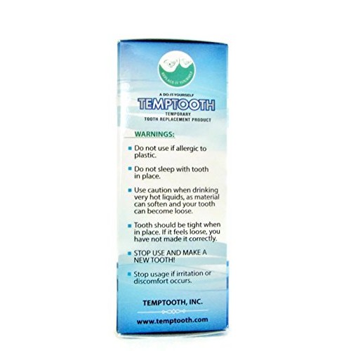 Temptooth #1 Seller Trusted Patented Temporary Tooth Replacement P...
