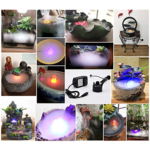 Tenflyer Halloween Mist Maker Fogger Water Fountain Fog Machine Co...