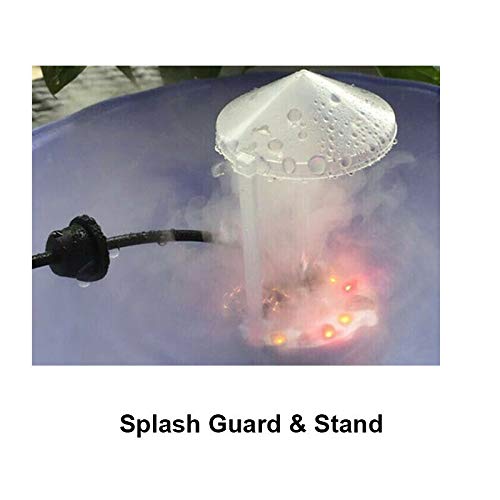 Tenflyer Halloween Mist Maker Fogger Water Fountain Fog Machine Co...