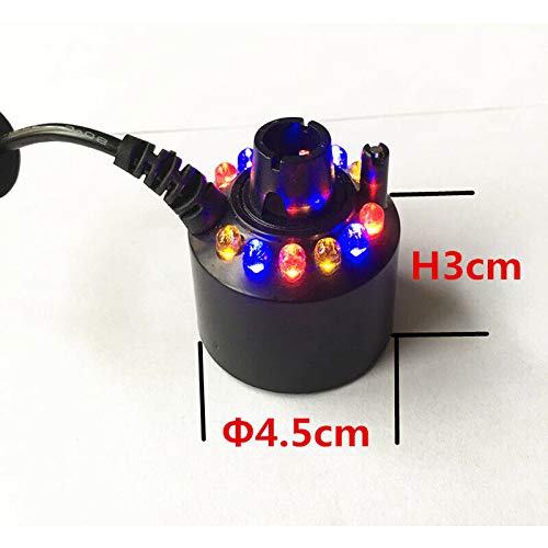 Tenflyer Halloween Mist Maker Fogger Water Fountain Fog Machine Co...