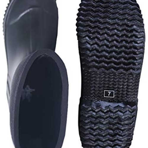 TENGTA Mens Waterproof Fishing Hunting Boots Durable Insulated Ru...