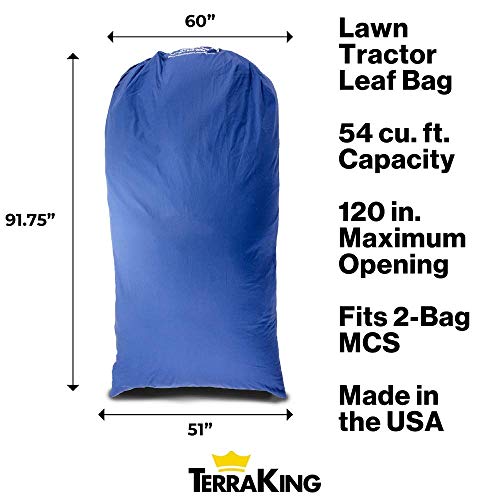 Lawn Tractor Leaf Bag - 54 Cubic Foot Standard Leaf Bag - 120-inch...