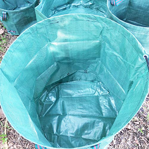 Professional 3-Pack 106 Gallons Lawn Garden Bags D31, H31 inches...