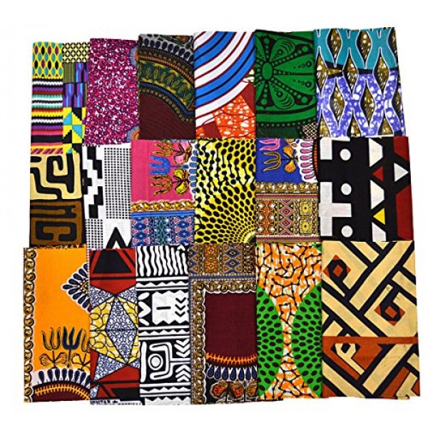 Random 10 Fat Eighth Fabric Bundle African Quilt Fabric | Fat Eigh...
