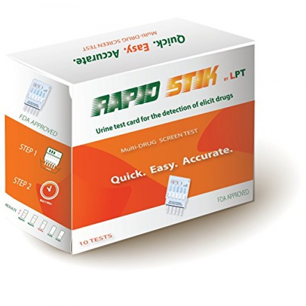 10 Panel Generic Multi Drug Urine Dip Card Test Kit COC/THC/OPI/O...