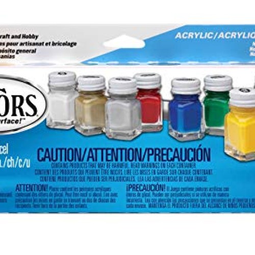 Testors Acrylic Value Finishing Paint Set - 9196T