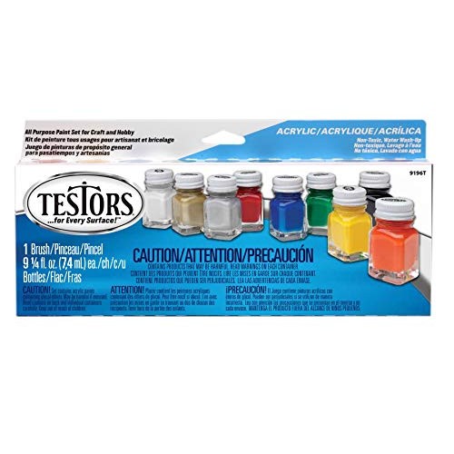 Testors Acrylic Value Finishing Paint Set - 9196T