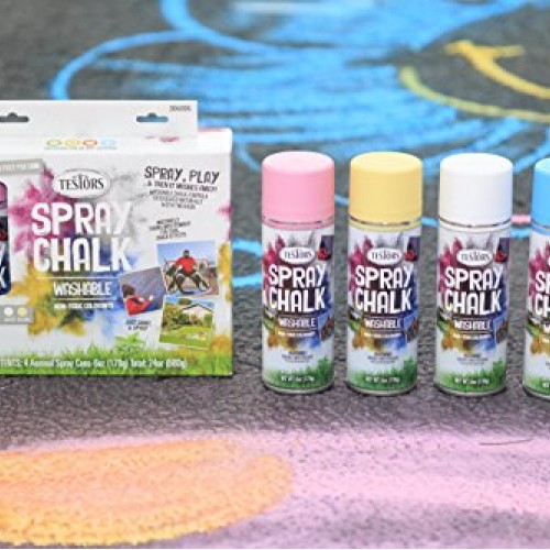 Testors Spray Chalk, 4 Count