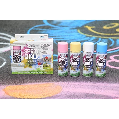 Testors Spray Chalk, 4 Count