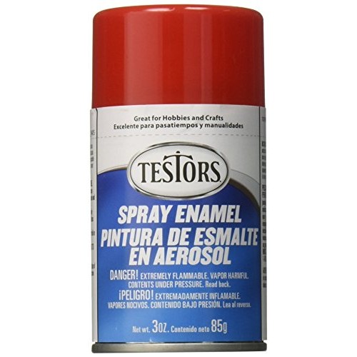 Testors Spray Enamel 3oz, Gloss Red