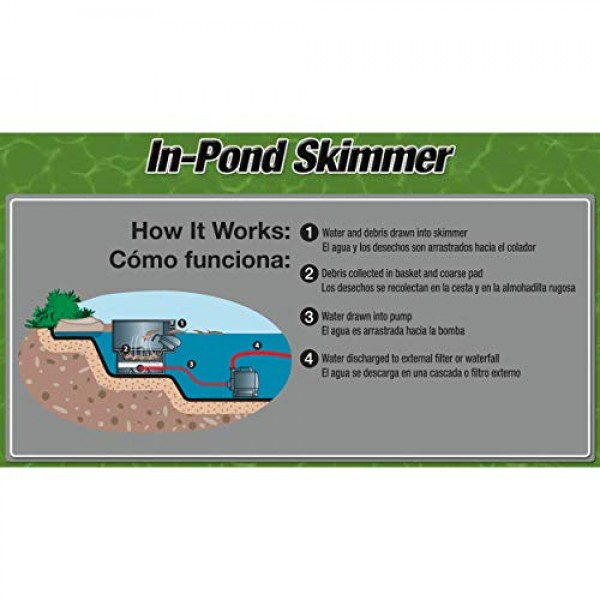 TetraPond In-Pond Skimmer, for TetraPond Water Garden Pumps and Wa...