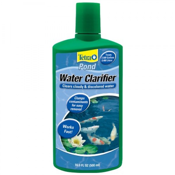 TetraPond Water Clarifier Treatment, Clears Cloudy/Discolored Water