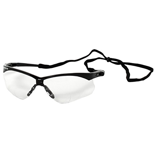 Jackson Nemesis Bifocal Safety Glasses - Black Frame 2.5 Clear Len...