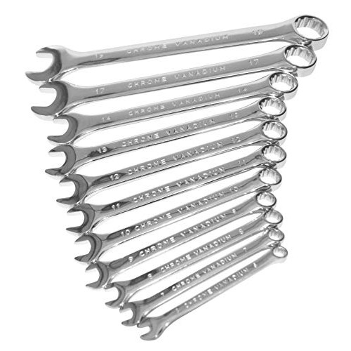 Texas Best Chrome Vanadium Steel Wrench Set | SAE & MM Sizes | Lar...