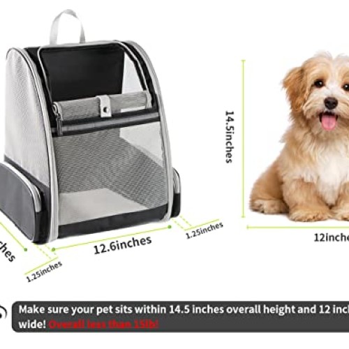 Texsens Innovative Traveler Bubble Backpack Pet Carriers for Cats ...