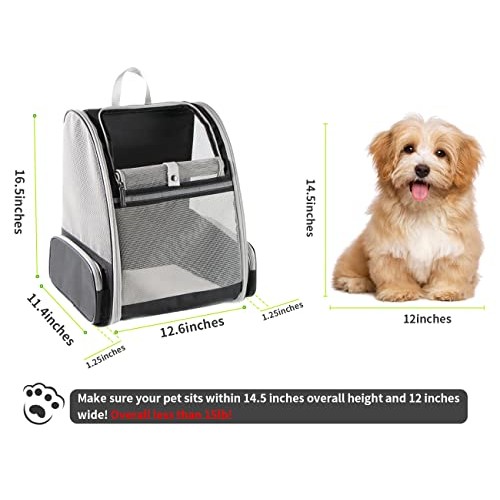 Texsens Innovative Traveler Bubble Backpack Pet Carriers for Cats ...