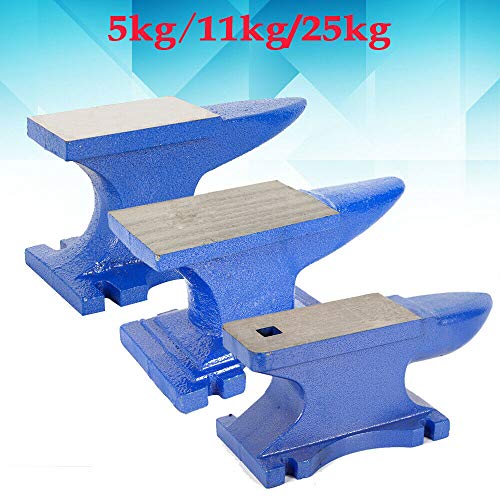 TFCFL 5KG/11KG Rugged Cast Iron Anvil Blacksmith Tools for Worksho...