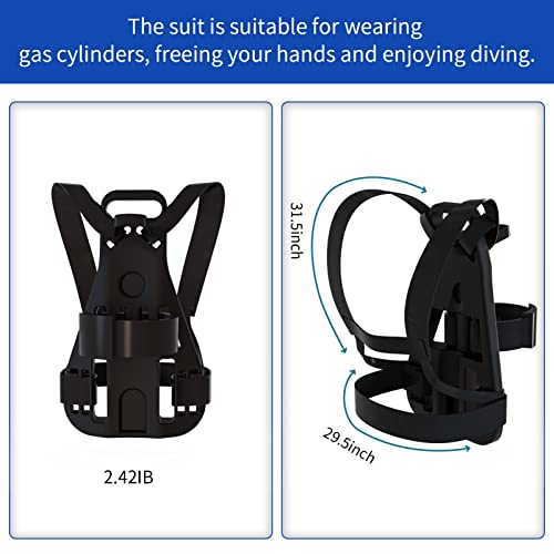 THAISTONE 2.3L Scuba Tank DOT Certified Mini Scuba Tank 30 Minutes...