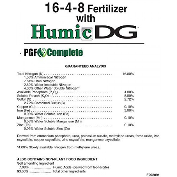 The Andersons PGF Complete 16-4-8 Fertilizer with Humic DG 5,000 s...