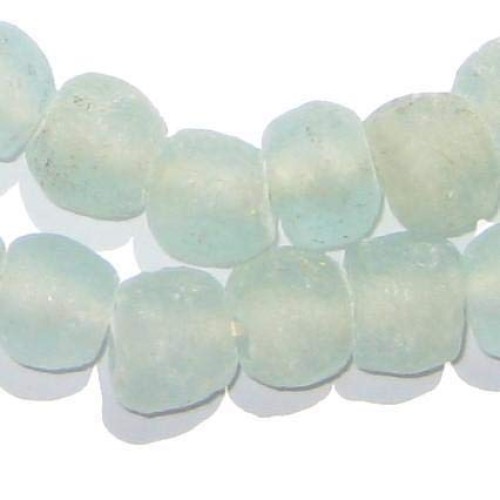 African Recycled Glass Beads - Full Strand Eco-Friendly Fair Trade...