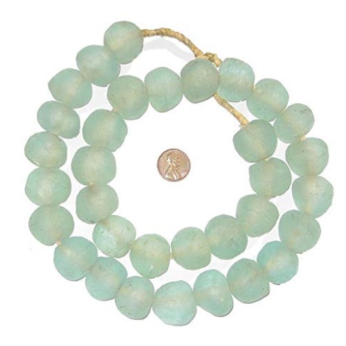 Jumbo Recycled Glass Beads - Beaded Wall Hangings - Extra Large Af...