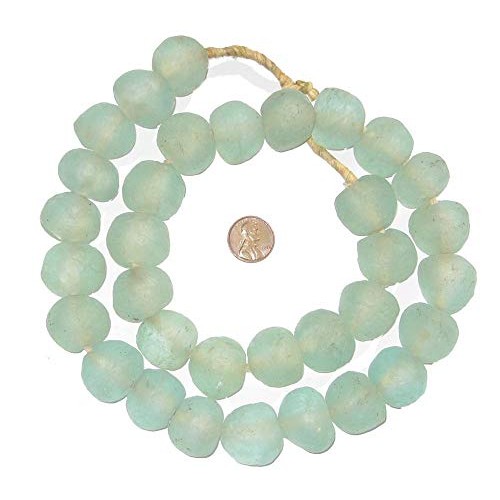 Jumbo Recycled Glass Beads - Beaded Wall Hangings - Extra Large Af...