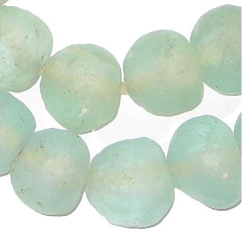 Jumbo Recycled Glass Beads - Beaded Wall Hangings - Extra Large Af...