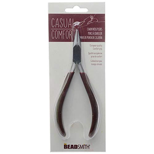 Casual Comfort Chain-Nose Pliers with PVC Handle, Jewelry Making a...