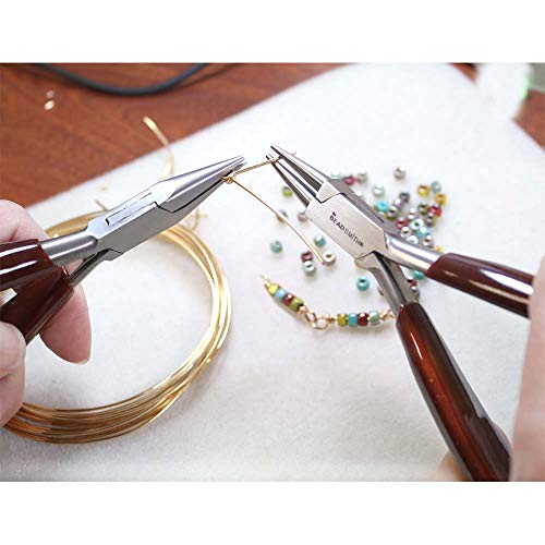 Casual Comfort Chain-Nose Pliers with PVC Handle, Jewelry Making a...