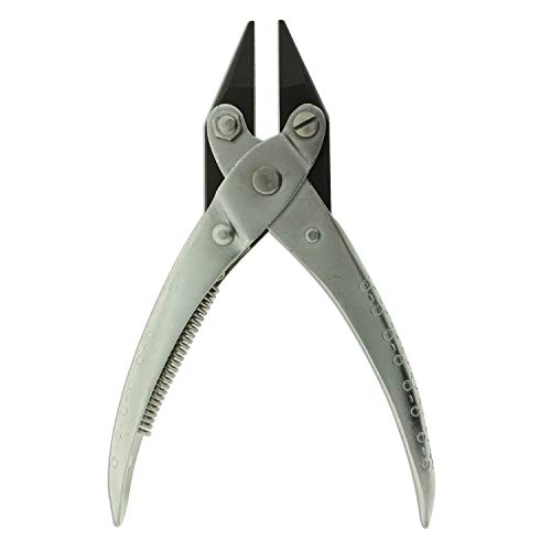 Chain-Nose Parallel Pliers with Spring, 5-1/2 inch Long, Smoth Jaw...