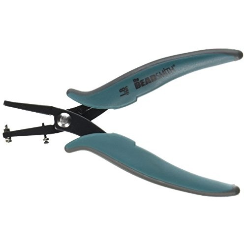 Punch Plier with Gauge Guard and Extra Pin, 1.25 Millimeters, Meta...