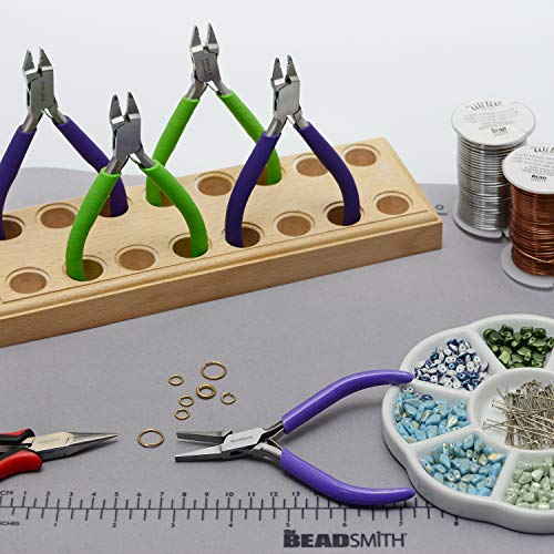 Purple Flat-Nose Pliers, Jewelry Making Tool for Bending or Straig...