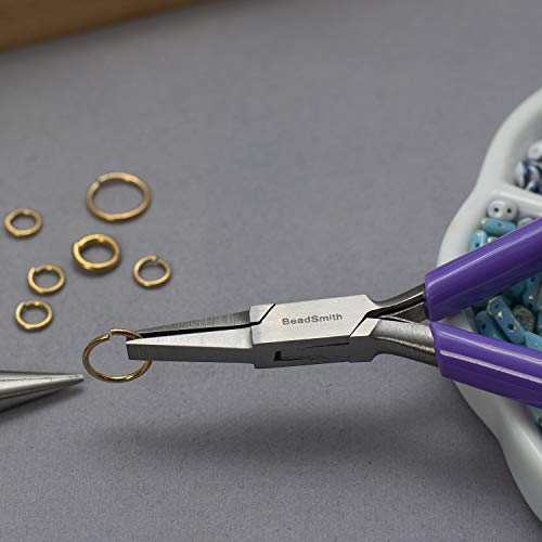 Purple Flat-Nose Pliers, Jewelry Making Tool for Bending or Straig...