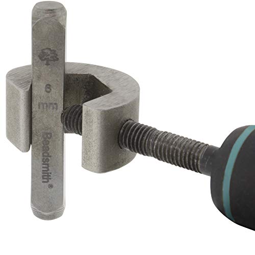 The Beadsmith Metal Stamp Holder, 6 inches, Metal Stamping Tool, w...