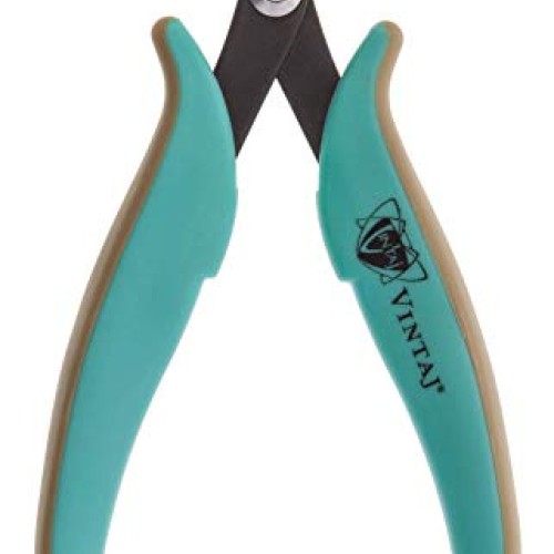 The Beadsmith Vintaj Ergonomic Round-Nose Flush Cutters, Jewelry M...