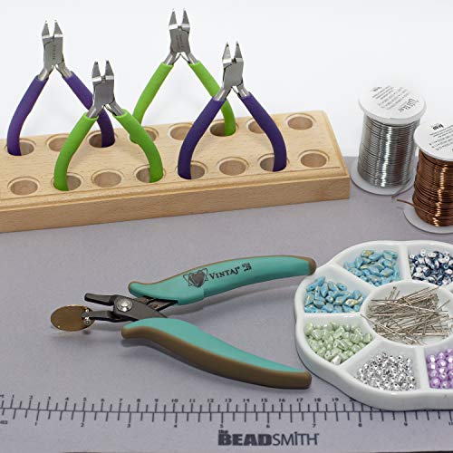 The Beadsmith Vintaj Short-Jaw Metal Hole-Punch Pliers, 1.5 Millim...