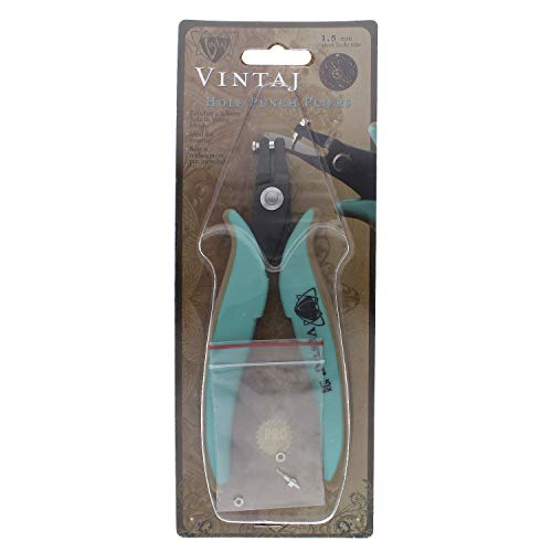 The Beadsmith Vintaj Short-Jaw Metal Hole-Punch Pliers, 1.5 Millim...