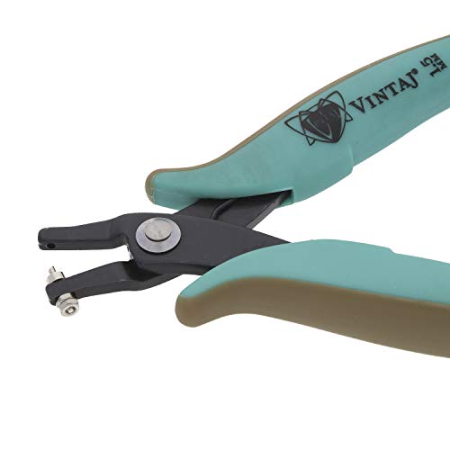 The Beadsmith Vintaj Short-Jaw Metal Hole-Punch Pliers, 1.5 Millim...