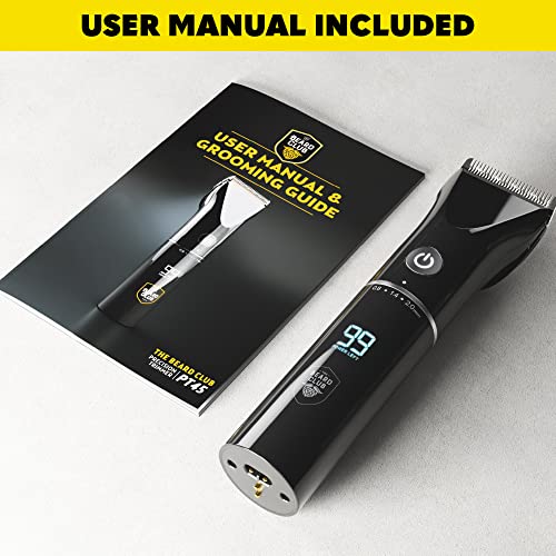 Beard Club PT45 Beard Trimmer for Men - Electric Cordless Recharge...