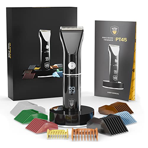 Beard Club PT45 Beard Trimmer for Men - Electric Cordless Recharge...